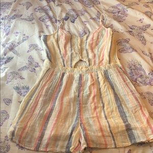 Vintage multi-colored romper
